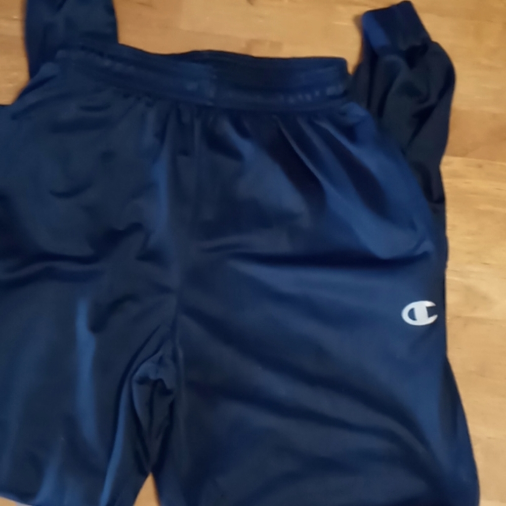 Small navy blue champion track pants